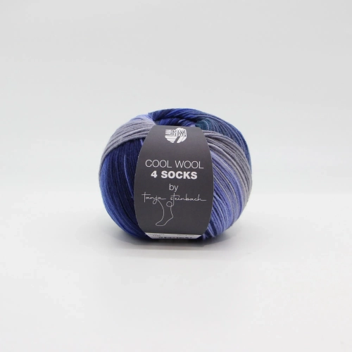 Lana Grossa Meilenweit Cool Wool 4 Socks print