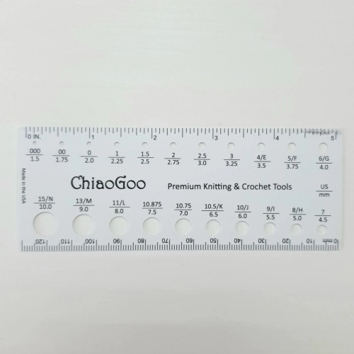 Линейка для определения размера спиц Chiaogoo